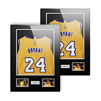 CCDCC 2-PACK Large Lockable Rectangle Sports Soccer Jersey Display Frame Shadow Box - Aluminum Alloy, UV-Protection Transparent Acrylic, Hanger, Installation & Mount Hardware - Wall Home Decor Photo Frame
