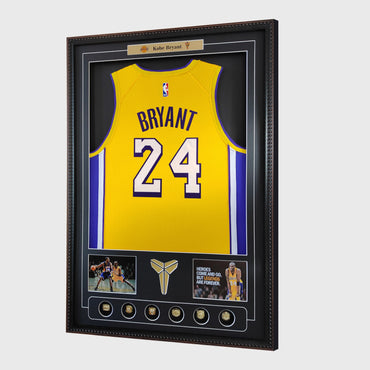 NBA Lakers Kobe Bryant  Jersey and Jersey Frame Set, Customizable
