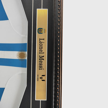 Argentina Lionel Messi ,Jersey + Jersey Frame Set, Customizable